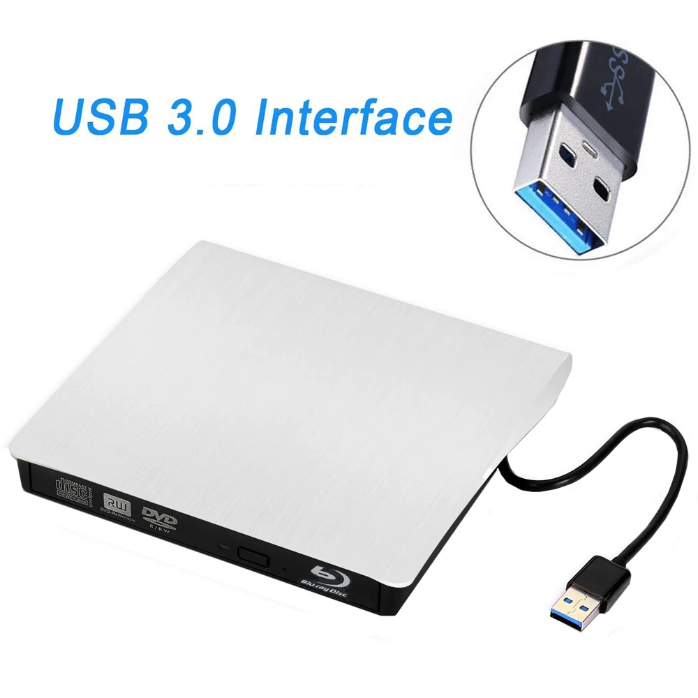 USB3.0 Привод Blu-Ray внешний CD/DVD диска с многократной записью BD-ROM Blu-Ray оптический привод писатель для Apple iMacbook ноутбук компьютер ПК