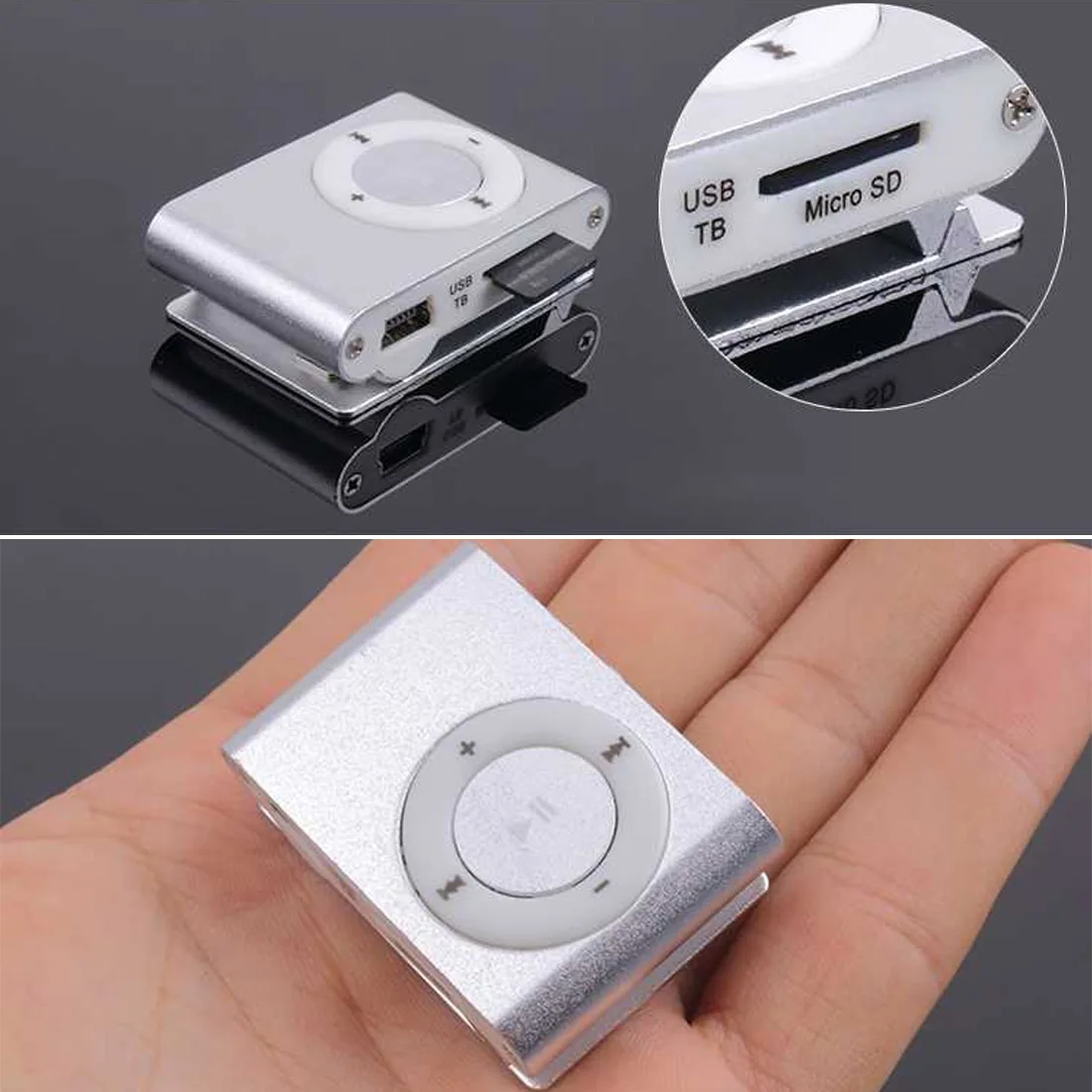 Портативный MP3 плеер мини Клип Водонепроницаемый Спорт музыкальный Walkman Lettore Mp3 с