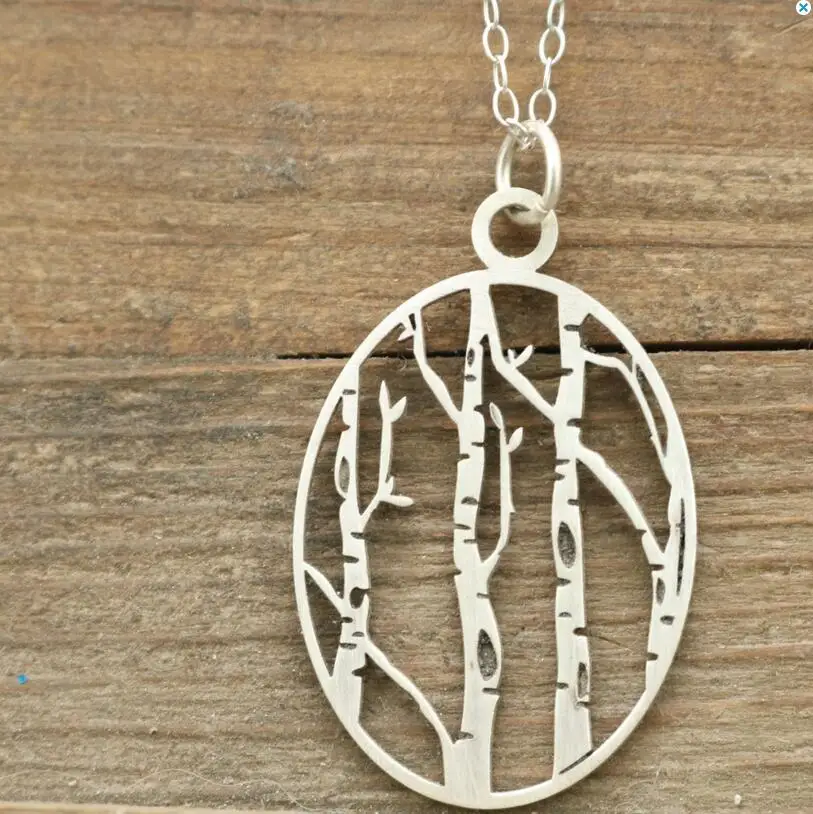 Birch Tree Necklace