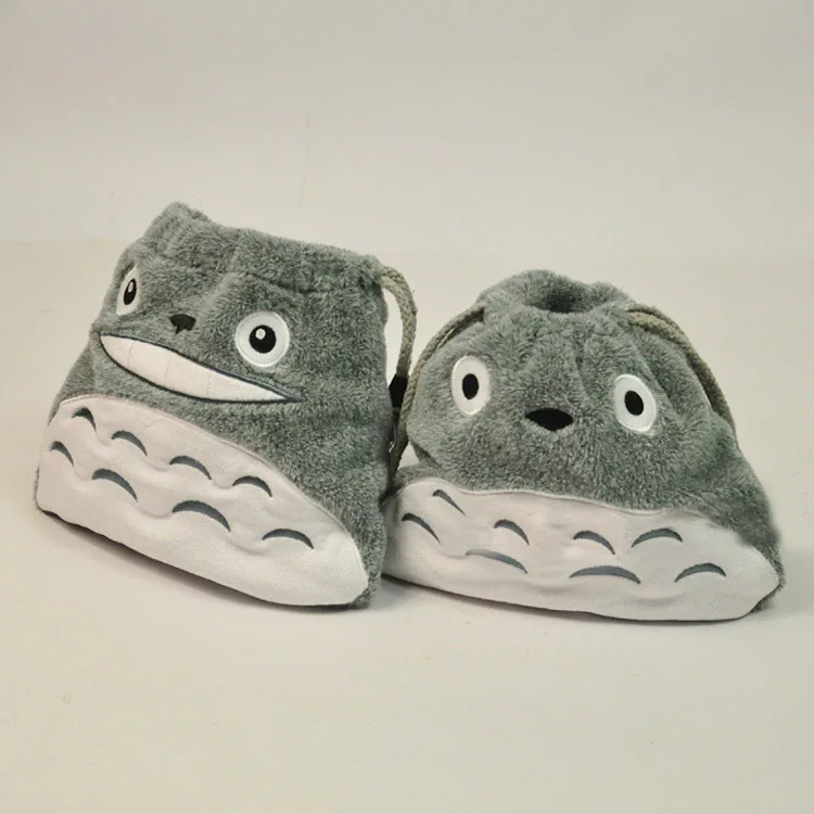 

2Style Hayao Miyazaki Cosplay My Neighbor Totoro Soft Plush Fashion Drawstring Bag Storage Mobile Phone Package Debris Bag