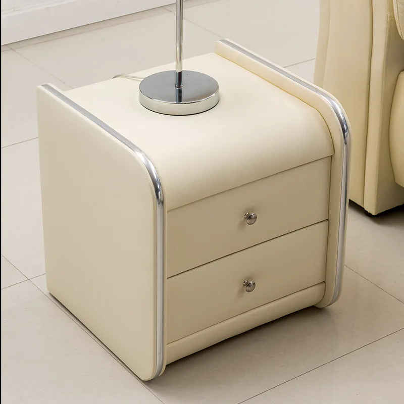 Современная кожаная мягкая подставка для спальни|bedroom night stands|modern bed side table1 |