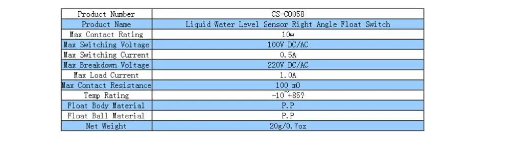 DC 220V Liquid Water Level Sensor 