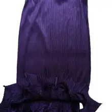 Miyake модная складывающаяся однотонная женская юбка с оборками