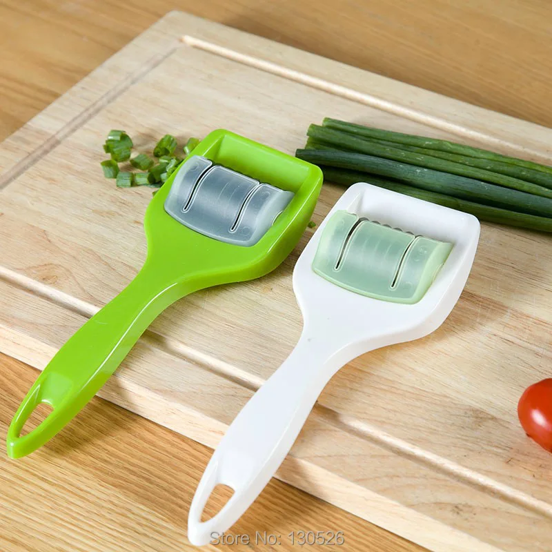 New Arrival Stainless Gadget Blade Green Onion Chopper Slicer Garlic