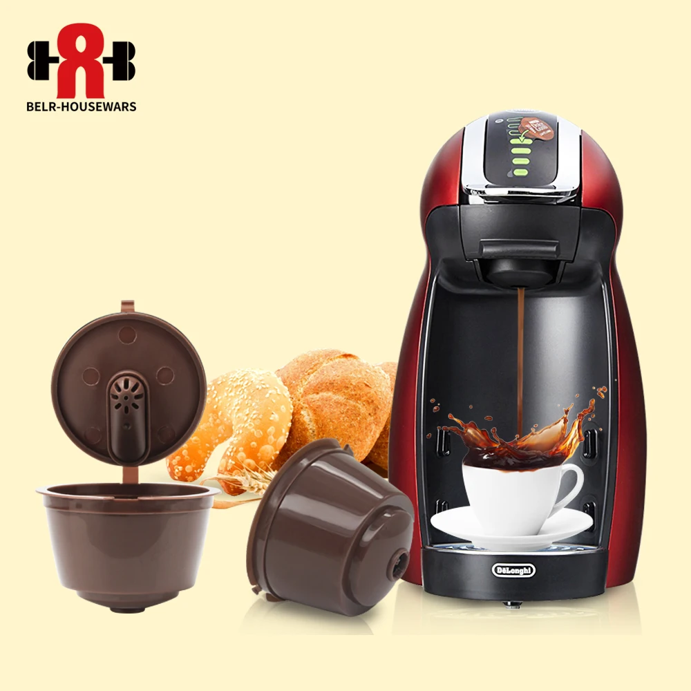 

New 3/4pcs Dolce Gusto coffee Refilable Capsule 2 Type 3rd Genration Reusable dolce gusto capsules Upgrade Version Filter