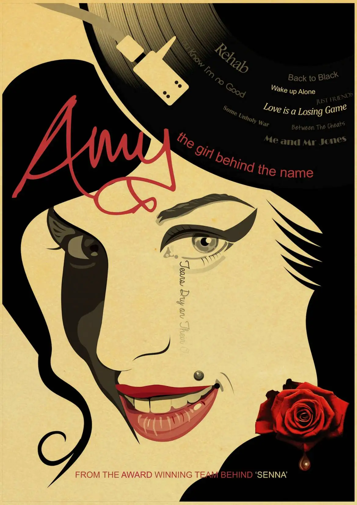 Винтажные постеры Amy Winehouse принты настенная живопись высокое качество Декор