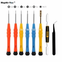 IRepair-You для iPhone 7 6 6s Plus 5 5S Трехточечная металлическая отвертка для samsung 8 в 1 отвертка для ремонта Triwing набор инструментов