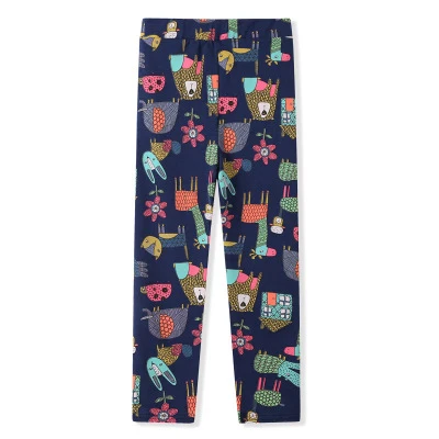 От 4 до 10 лет, весенние штаны для девочек, спортивные Леггинсы для девочек с 3D Принтом Леопарда, штаны для йоги, штаны для подростков, детская одежда