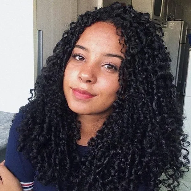 

Sevengirls Afro Curly Wig Peruvian 13*4 Natural Color Virgin Hair Lace Front Human Hair Wig With Natural Hairline Free Shipping
