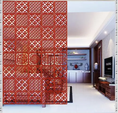 

Biombo Hanging wall panels stylish mobile wood entrance living room bedroom hotel restaurant minimalist modern Chinese carved