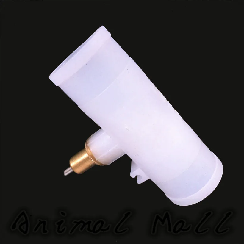 

5 Pcs 25 MM Diameter Straight-through Rabbit Drinking Rabbit-use Automatic Bite Bibcock Three-way Copper Head Water Faucet