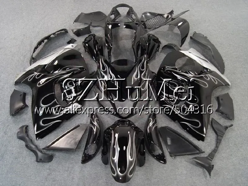 Впрыска для SUZUKI Hayabusa GSXR1300 08 09 10 11 12 13 15 черный белый 43SH13 GSXR 1300 2008 2009 2010 2011 2013 обтекатели - Цвет: No.  7