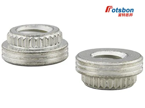 

200pcs KF2-M2/KF2-M2.5/KF2-/KF2-M3.5/KF2-M4/KF2-M5 Broaching Nuts Carbon Steel Tin Plated PEM Standard Nuts Wholesales Factory