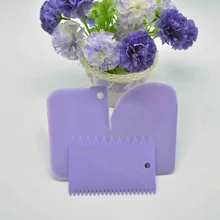 FASOTY 3 шт./компл. Горячая Высококачественная разноцветная многофункциональная неровная кромка зубов DIY Крем-скраб набор форм для выпечки тортов инструменты