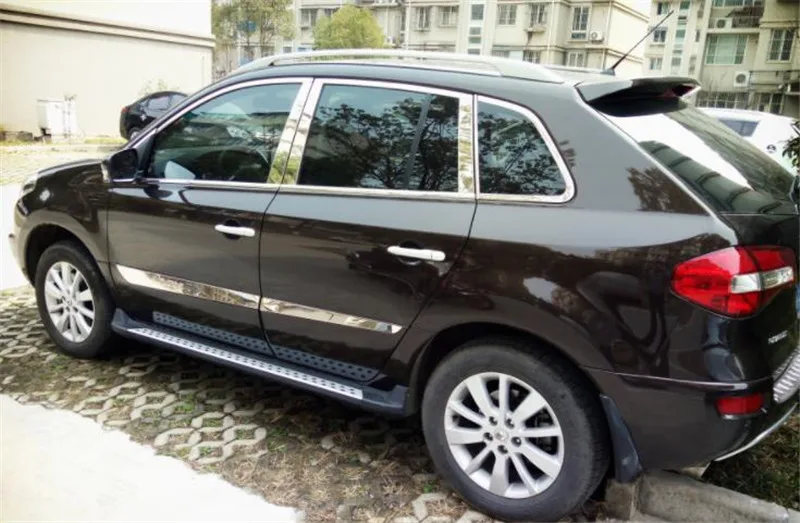 

Car Side Door Body Trim stainless steel For Renault Koleos 2009-2016 Molding Plate Cover Sticker Glossy Silver Accessories