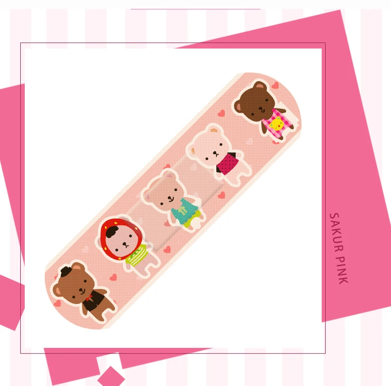 120 Pcs Cartoon Cute Band Aid Breathable Hemostasis Adhesive Bandages First Aid Emergency Kit Mini Band aid For Kids Children (11)