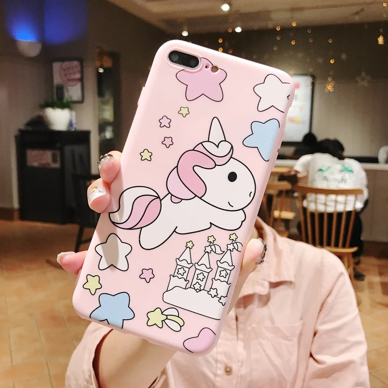 (1 шт.) милый чехол с единорогом для oppo F9 F5 F3 F1S A7 A77 A7X A5 A3S A3 K1/R15X A83/A1 A33 A37 A59 A57 A39 чехлы