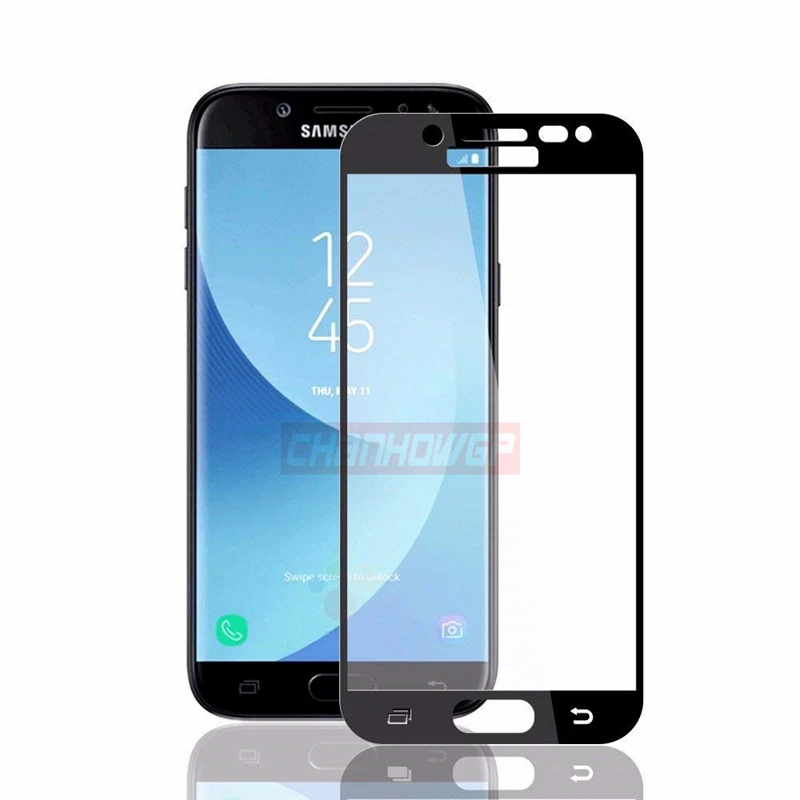 Защитное стекло закаленное для Samsung Galaxy J7 2017/J730F/J7 Pro 2017/DS 2 шт.|Защитные стёкла и
