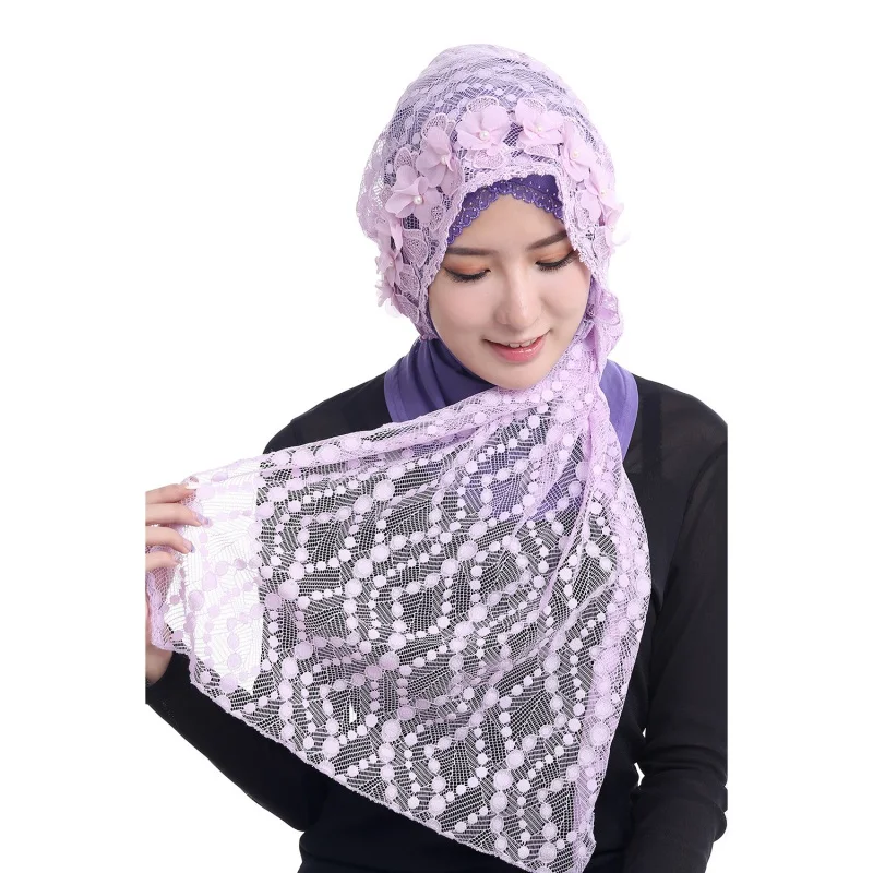 2017 musulman écharpe femmes Mode Hijab Casquettes Musulman Femmes Bonnet Islamique Tête Cover Musulman Chapeau Casquettes