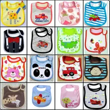 Baby Boys Bibs 3 Layers Terry Clothes Girls Scarves Saliva Towels Cartoon Animal Infant Burp Cloths embroidered pinafore
