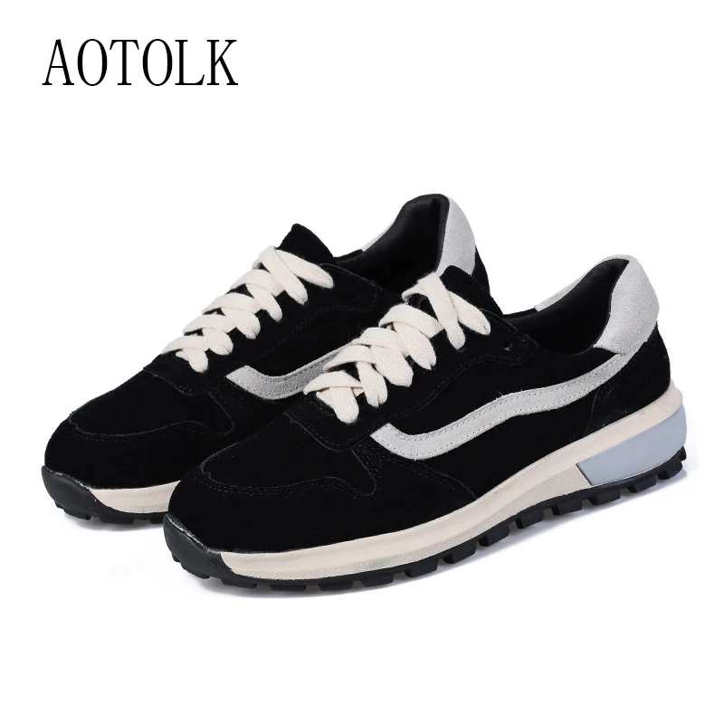 

Women Sneakers Platform Brand Female Flats Lace Up Breathable Round Toe Women Shoes Spring Autumn Casual Shoes 2019 DE