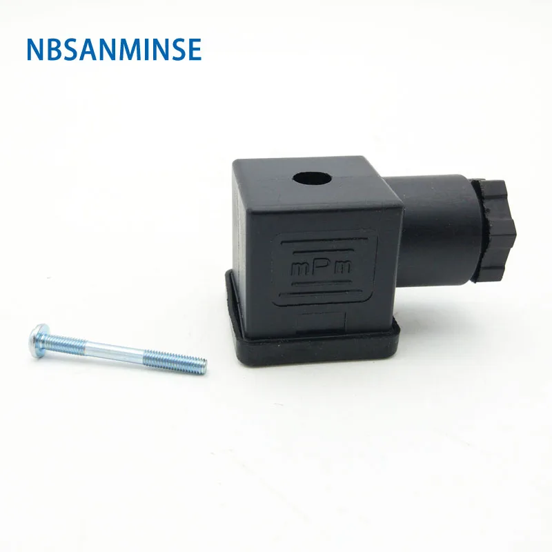 Conector de Válvula Bobina para Válvula 1 pc Plug Solenóide Din43650 A e b e c Conector da Solenóide Solenóide Bobina Solenóide Connctors