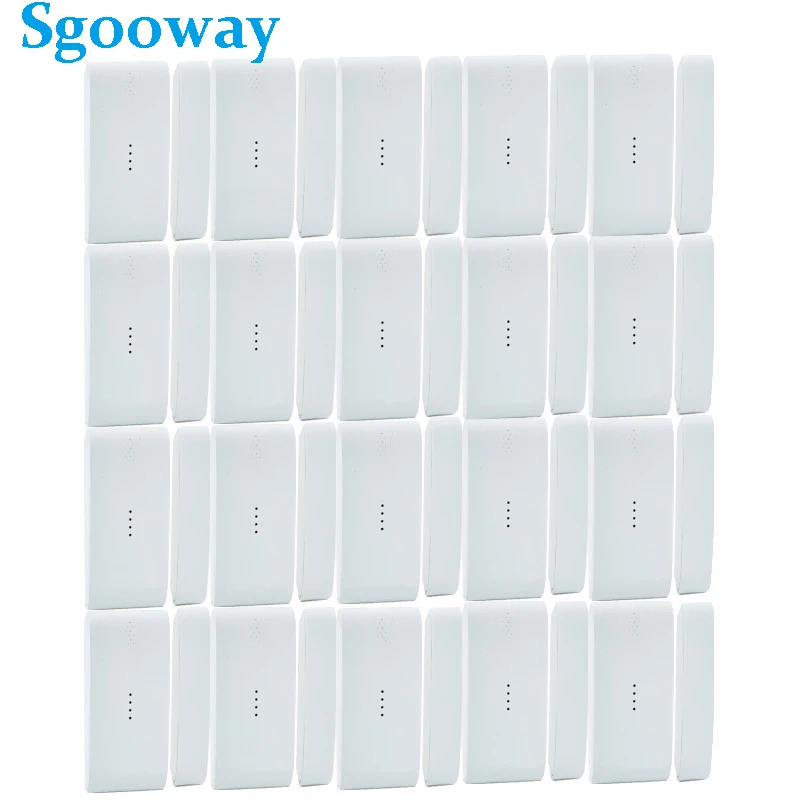 Sgooway alarm Door detector sensor Wireless door window sensor window detector 433MHZ for alarm system home alarm key pad Alarms & Sensors