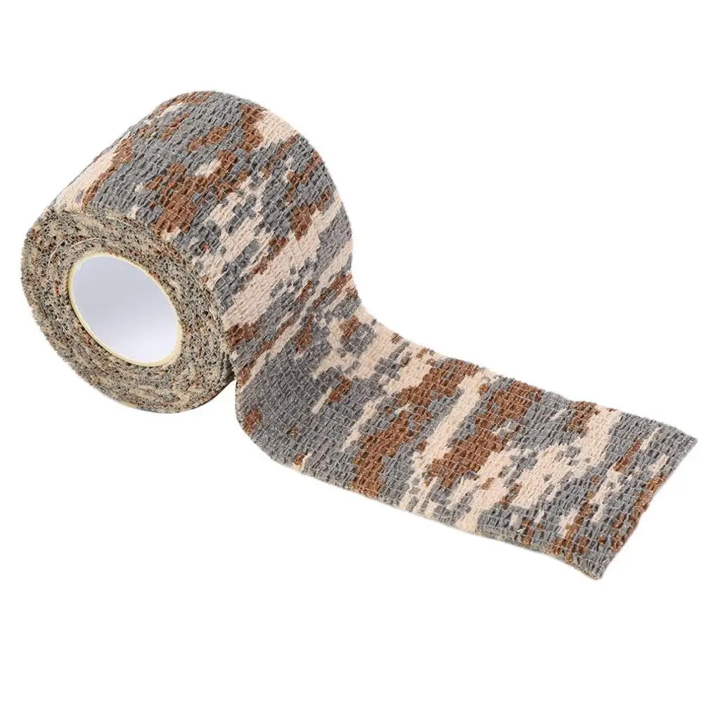 1 рулон мужской армейской клейкой камуфляжной ленты стелс обёрточная бумага для охоты Прямая поставка - Цвет: desert