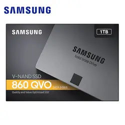 SAMSUNG 860 QVO 1 ТБ 2,5 "SSD Внутренний твердотельный диск SATA3 жёсткий диск 1 ТБ ноутбуков настольных ПК QLC внутренний жёсткий диск