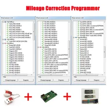RIOOAK программное обеспечение для коррекции одометра MTool V1.34 ключ+ адаптер Denso+ Denso контактный провод кабель коррекция пробега программист