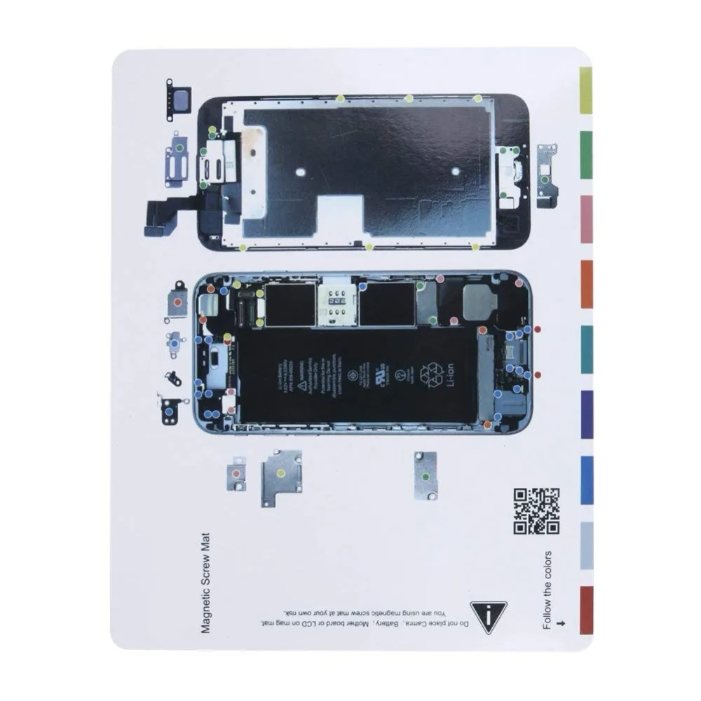 

Magnetic Pad, Magnetic Screw work Pad Mat LCD Touch LCD Screen Opening Tools For iPhone6/6plus,Iphone 7/7Plus,Iphone 8/8Plus