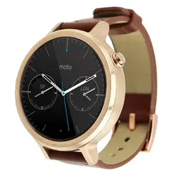 Ycys-кожа Смотреть Band наручные часы ремешок для Motorola Moto 360 2nd 46 мм * 22 мм/коричневый