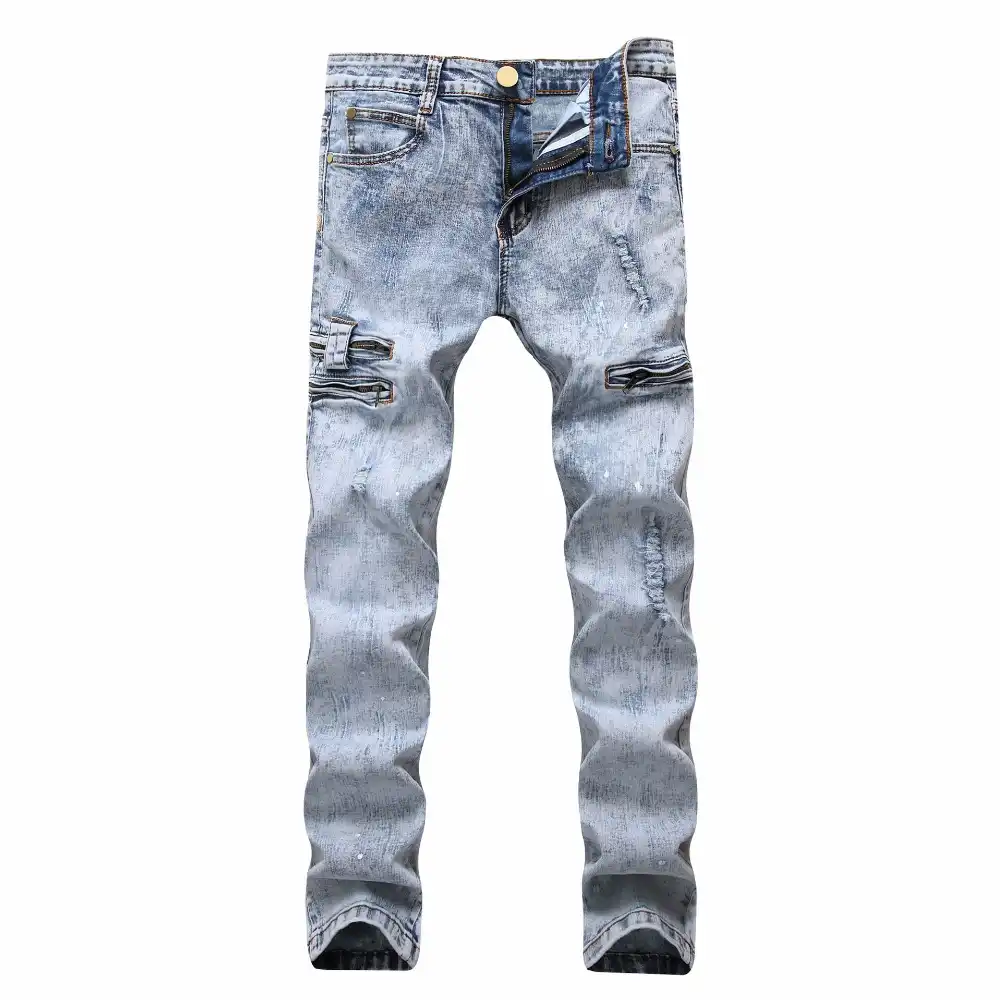 plus size biker jeans mens