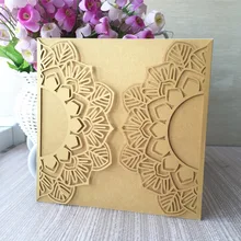 20 шт перламутровые персонализированное приглашение на свадьбу лазерная резка круги и цветы свадебные приглашения карты