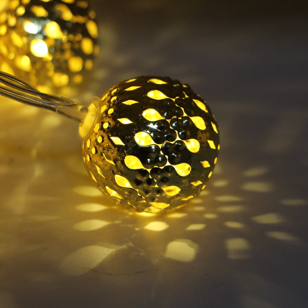 5 м креативный DIY светодиодный светящийся шар, шар, USB/AA батарея, для рождества, праздника, вечеринки, сада, декоративные сказочные огни