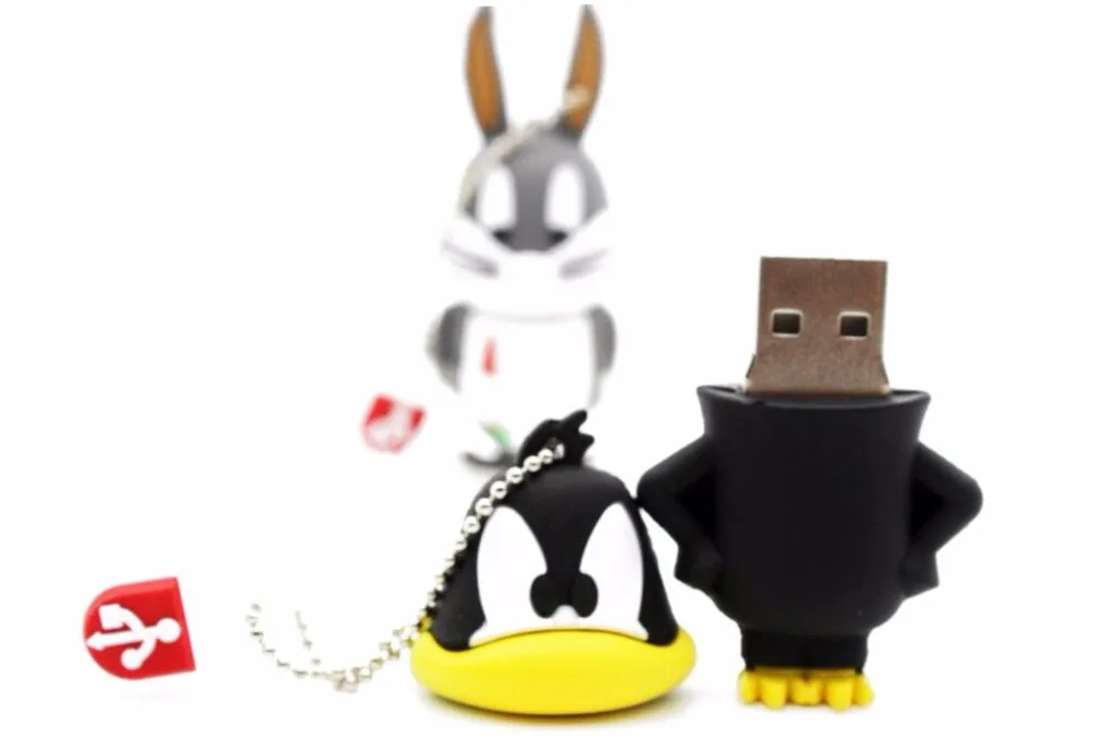 Usb флеш-накопитель Looney tung 32 Гб Флешка 16 ГБ 8 ГБ 4 ГБ жуки Банни Даффи Дак мультфильм Горячая продажа животное ручка накопитель usb 2,0