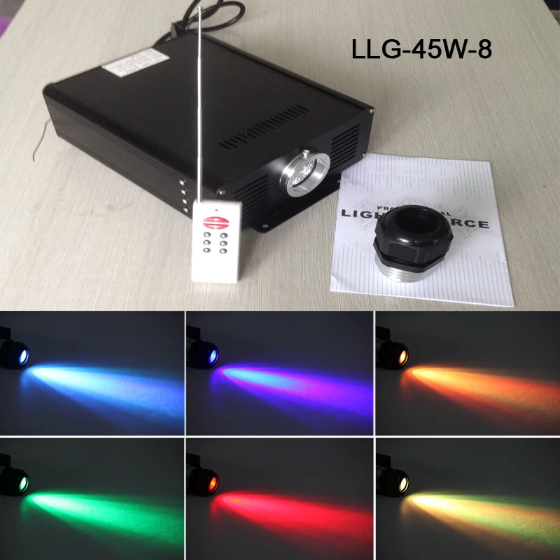 Factory Low cost Bright led 45W fiber optic light source machine device