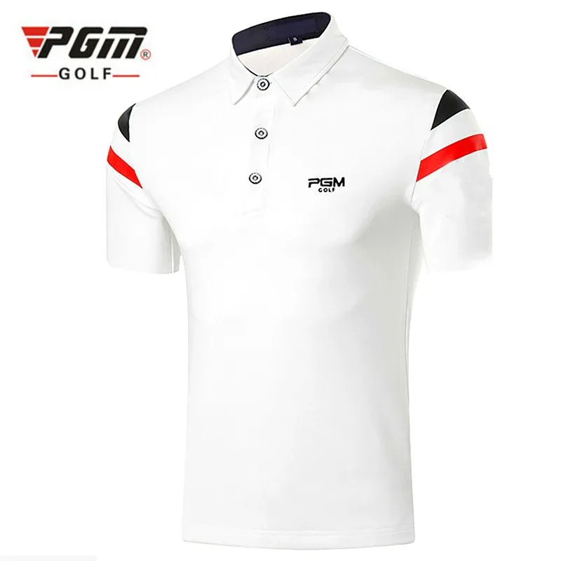 

2018 PGM golf clothing men's short sleeved T-shirt Summer Breathable Soft Comfortable golf training t shirts Size M-XXL