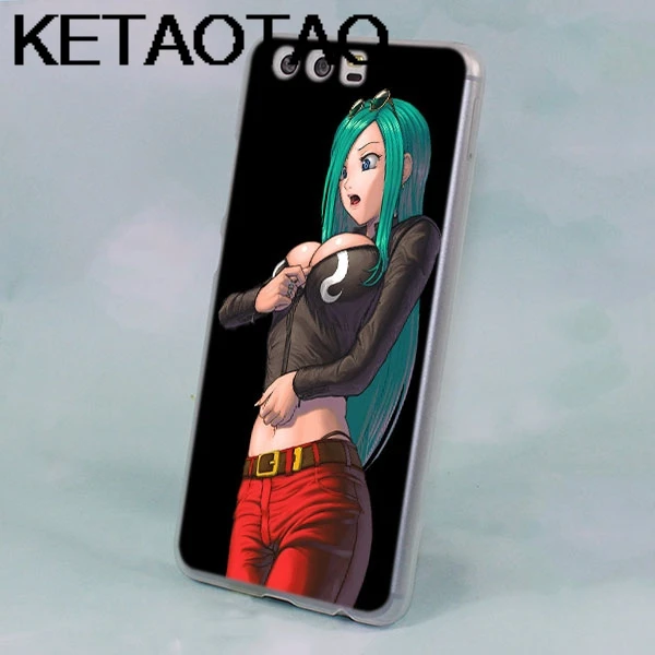 KETAOTAO Dragon ball z bulma чехол для телефона s для iPhone 4S 5C 5S 6S 7 8 SE Plus XR XS Max чехол кристально чистый мягкий TPU чехол s - Цвет: Розовый