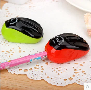 

48pcs/lot Korea creative student stationery gift mouse shape pencil sharpener kindergarten