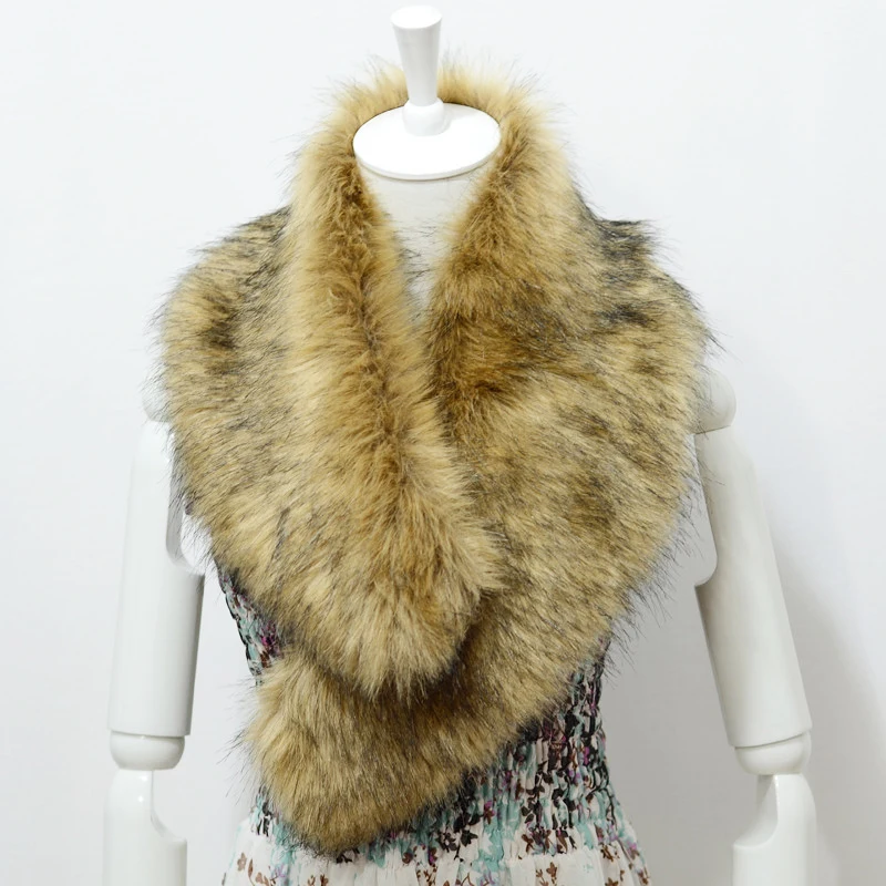 Many Colors women men's Winter collar faux fur false clothing scarf shawl |