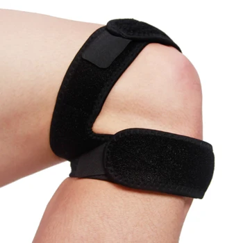 

Adjustable Knee Support Patella for Nerf and for Airsoft Outdoor Sports Joint Pain Relief - Black