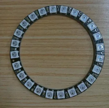 

24eds SK6812-RGB addressable ring;DC5V input;RGB full color;round LED pixel