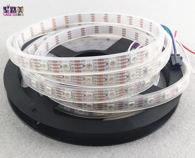 DC5V WS2813 (Dual сигнальные провода) ws2812b RGB светодио дный pixel Газа индивидуально