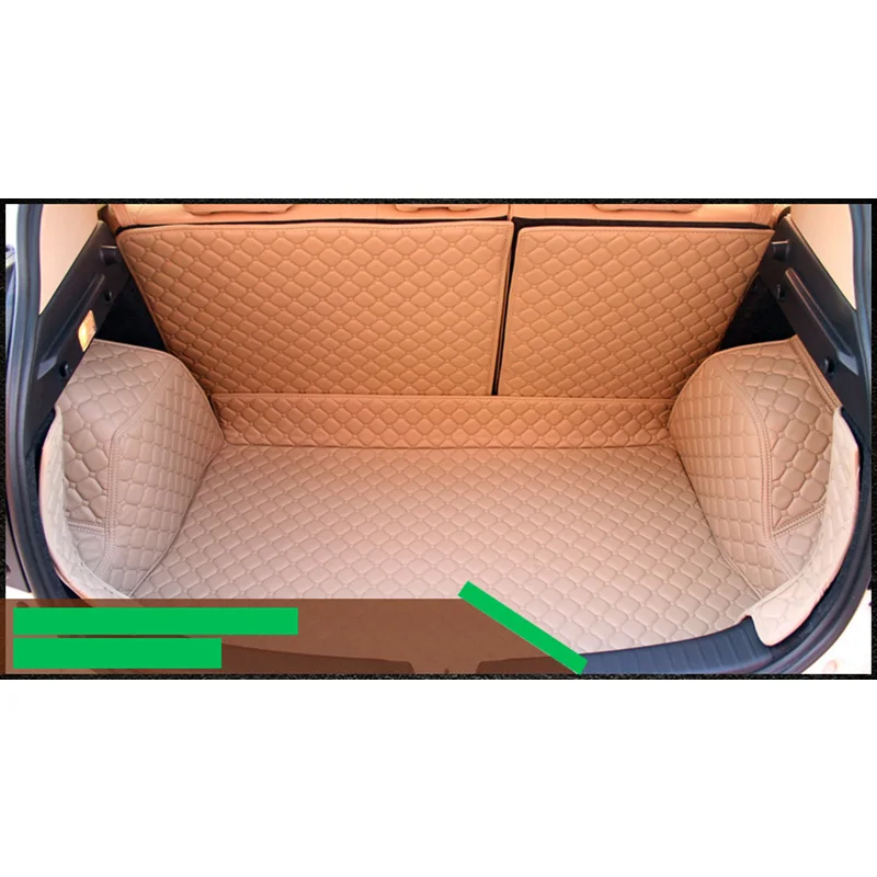 

lsrtw2017 fiber leather car trunk mat for toyota yaris 2013 2014 2015 2016 2017 2018 3rd generation Sport