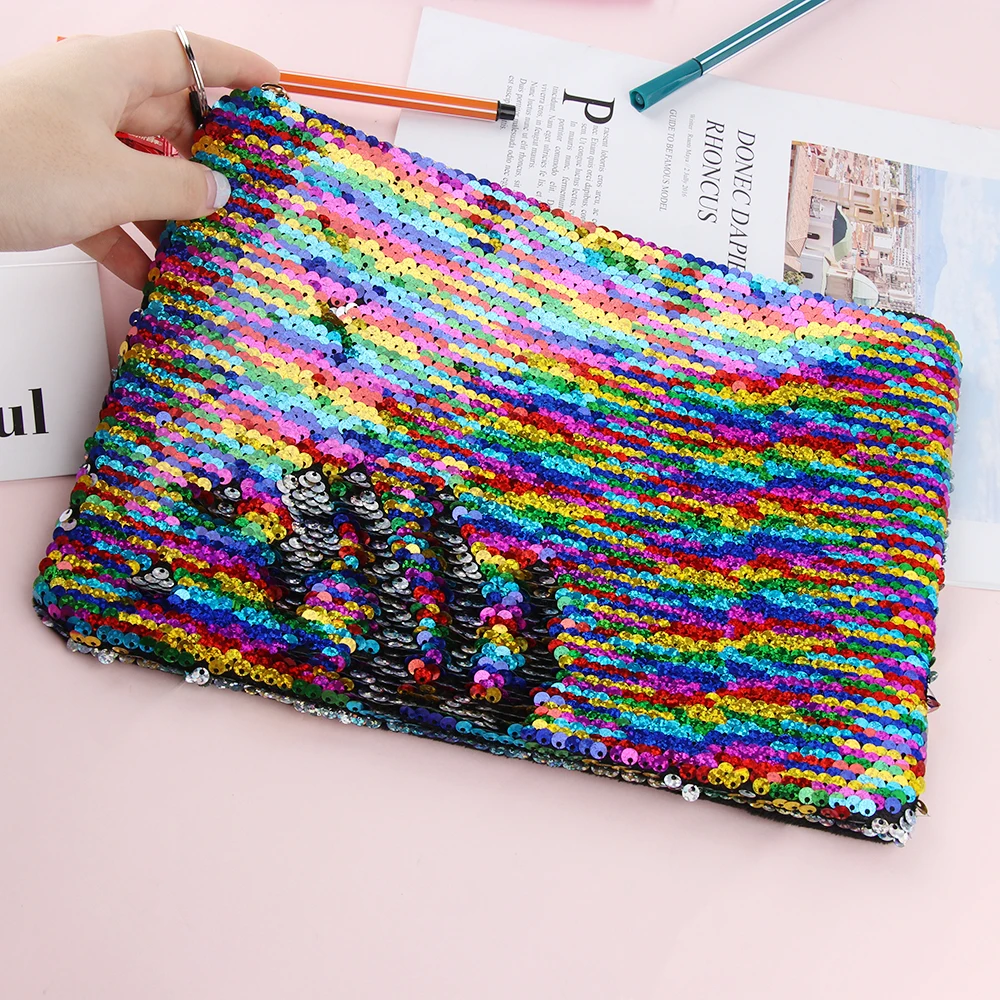 

2019 New Fashion Women Glitter Coin Purse Party Clutch Handbags Sequins Small Envelop Bags Travel Organizer Banquet Purse