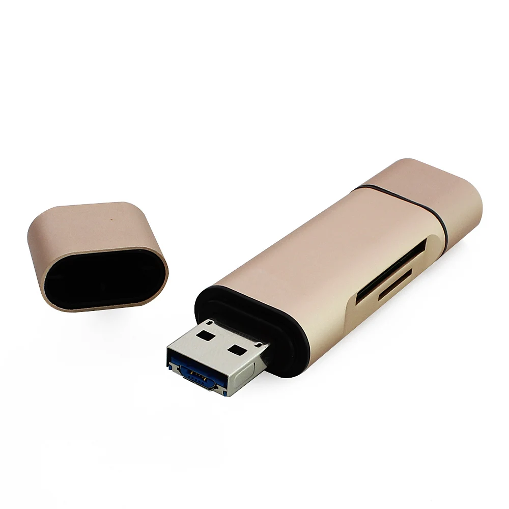 CHYI Mini Usb 3,0 кардридер типа C смарт-кардридер мульти в одном микро OTG портативный ноутбук аксессуары для смартфона компьютер