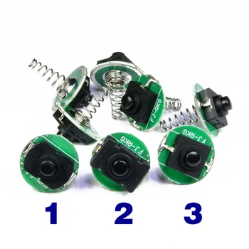 

5pcs Stainless Steel Flashlight Diameter 20mm Tail Button Switch for Glare Flashlight Fishing Lamp Searchlight C8S5 Etc.