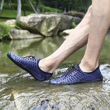 CHAMSGEND Мужская походная обувь для плавания пляжная обувь для подводного плавания быстросохнущая Нескользящая износостойкая Удобная водонепроницаемая обувь