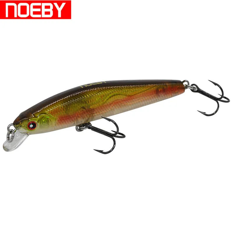 

NOEBY Minnow Bait 65mm4.6g Artificial Hard Lure Floating 0-0.5m VMC Hooks ABS Material De Para Pesca Wobbler Carp Fishing Tackle